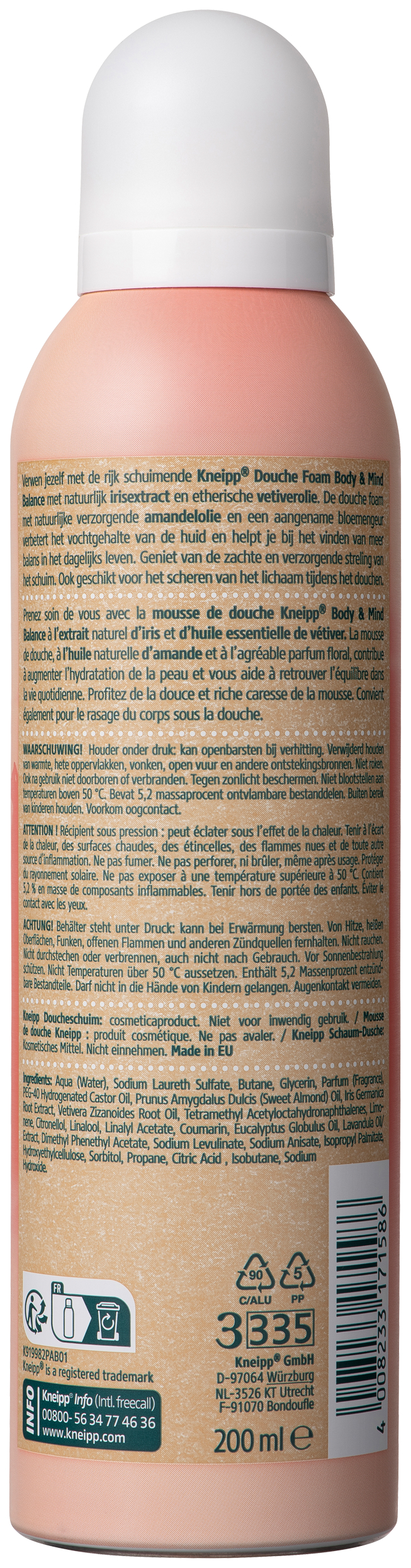 Kneipp Body & Mind Douchefoam Balance 200 ML