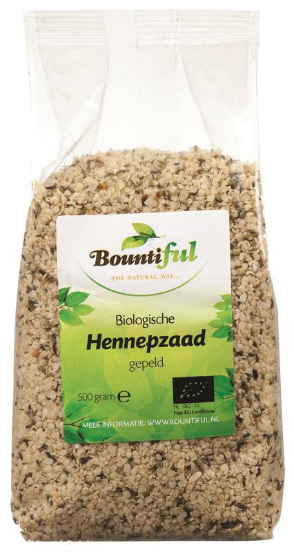 Bountiful Hennepzaad Bio 500g