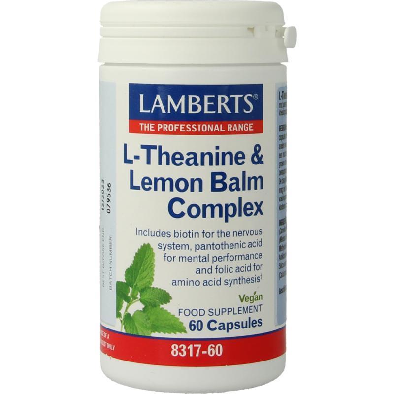 L-Theanine & citroenmelisse complex 60 Capsules