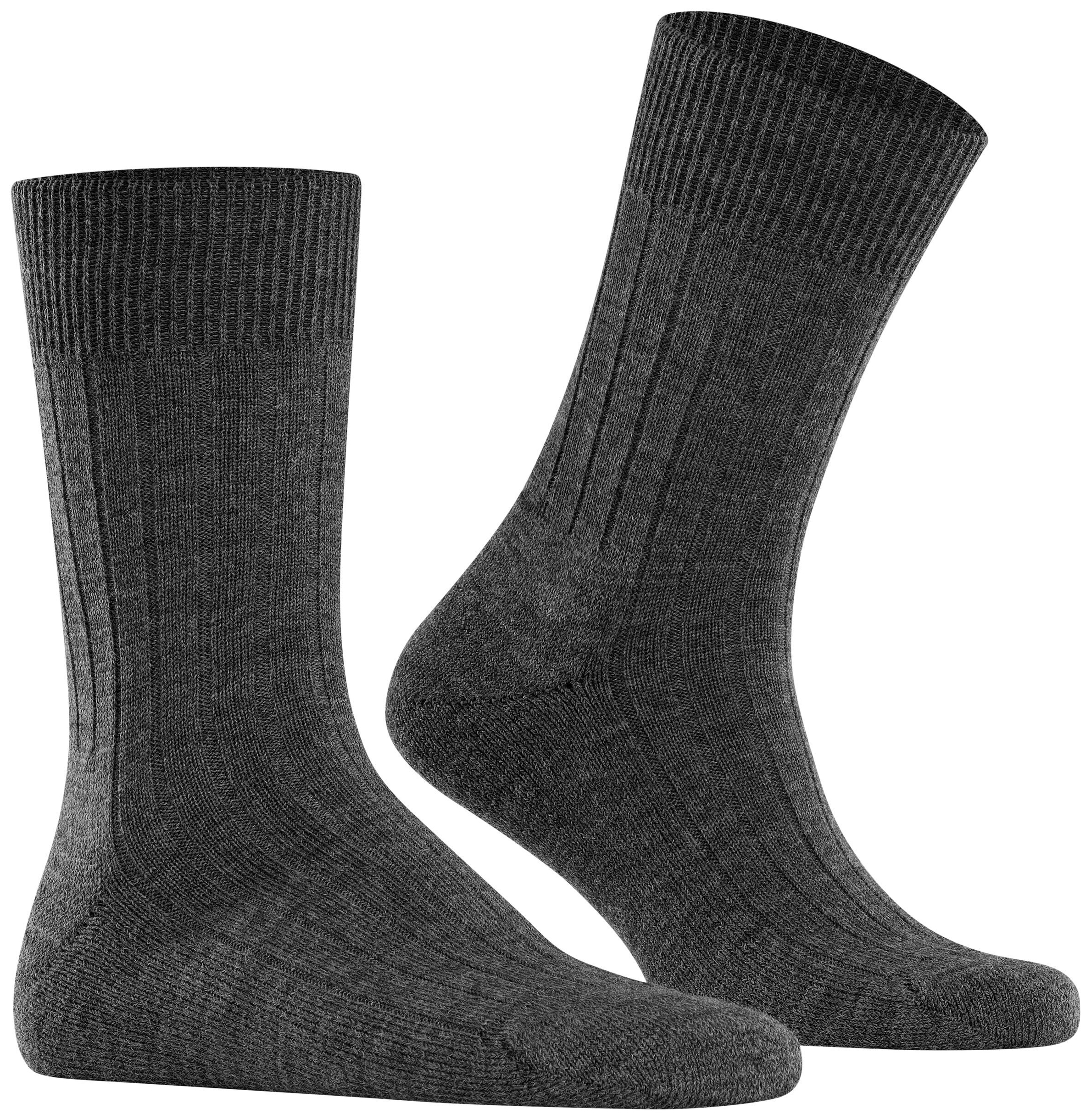 FALKE Heren Teppich im Schuh Sokken Grijs
