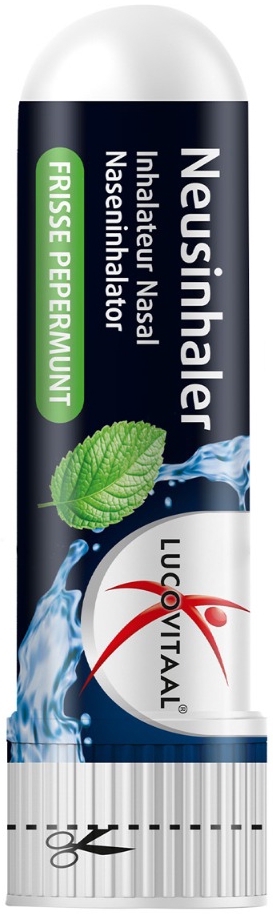 Lucovitaal Neusinhaler Frisse Pepermunt 1 Stuk
