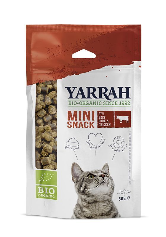 Mini Snack Voor Katten Bio 50 Gram