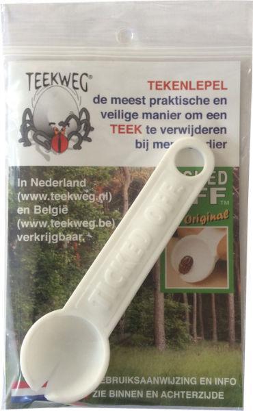Tekenlepel Wit 1 stuk