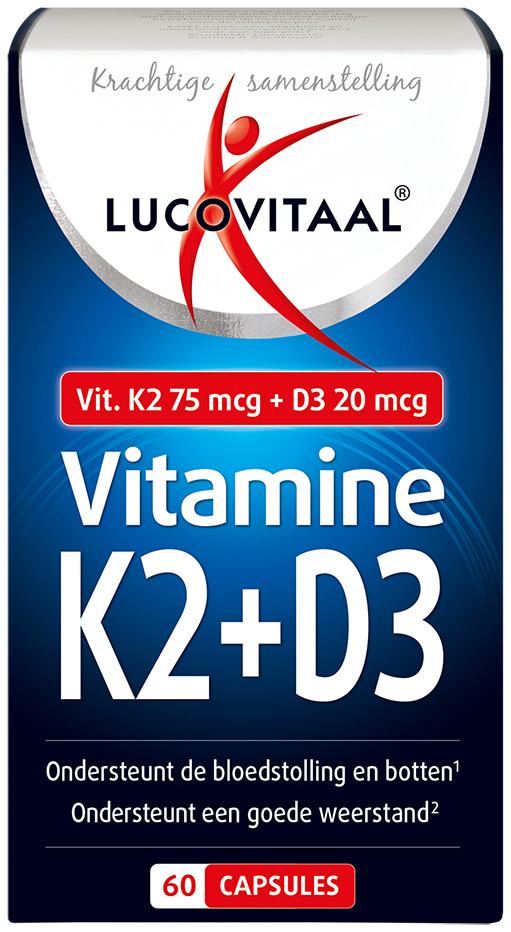 Lucovitaal Vitamine K2 + D3 60 Caps 60caps