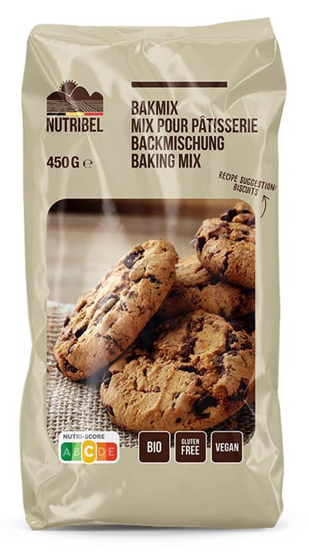 Bakmix universeel glutenvrij bio 450g