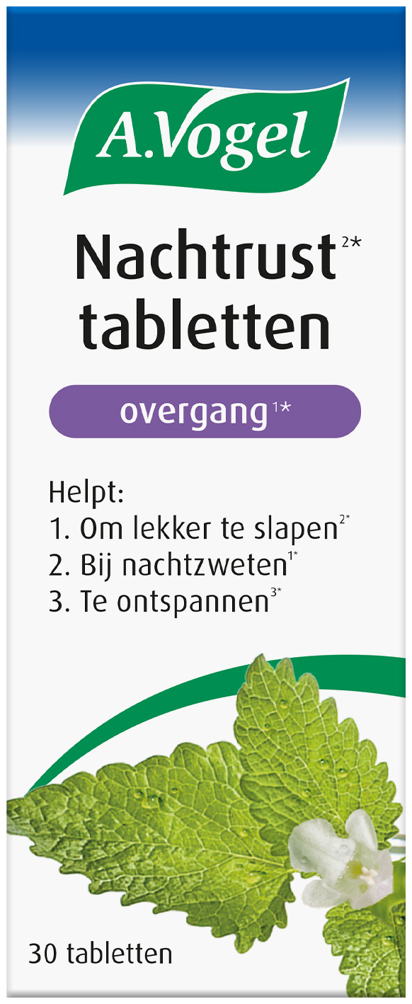 A.Vogel Nachtrust Tabletten Overgang 30 Stuks