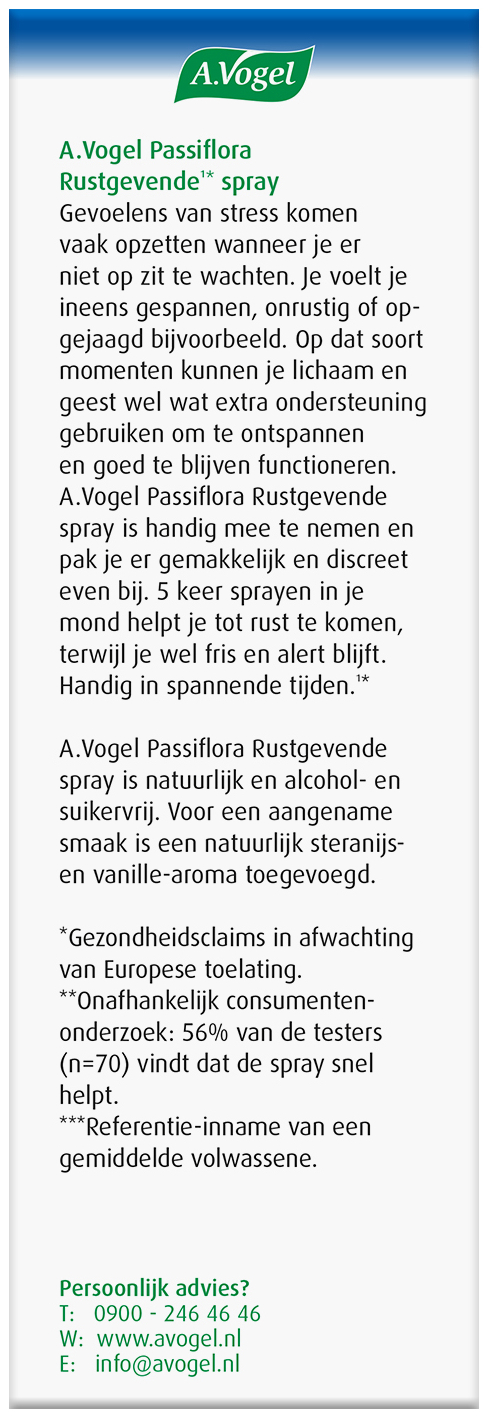 A.Vogel Passiflora Rustgevende Spray 20ml