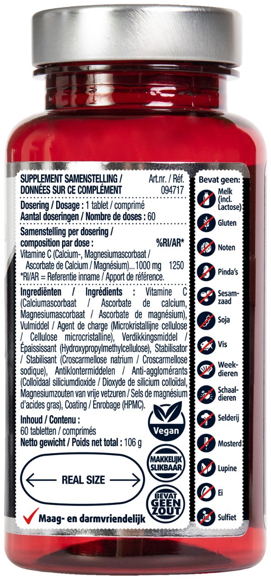 Lucovitaal Gebufferde Vitamine C 1000 60 Tabletten