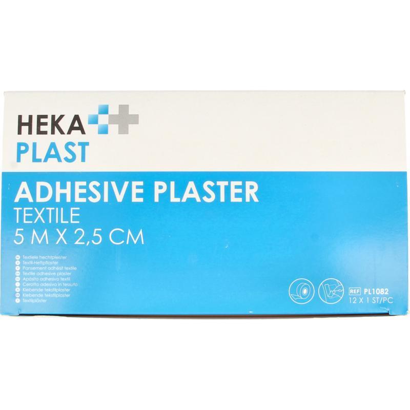 Hechtpleister textiel 5 x 2.5 cm 12 stuks