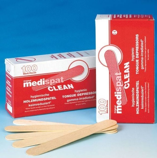 Tongspatel Hout 100st