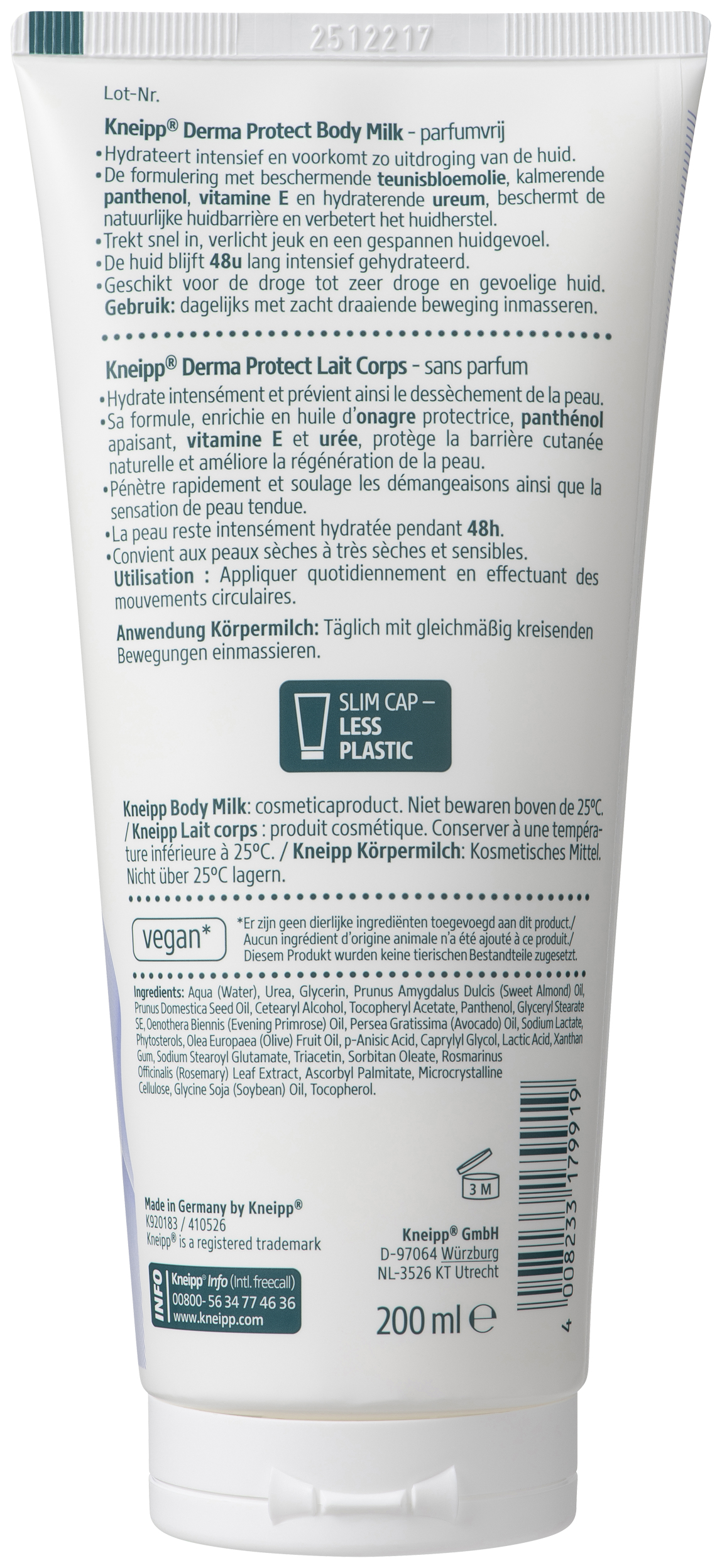 Kneipp Body Milk Derma Protect 200 ml