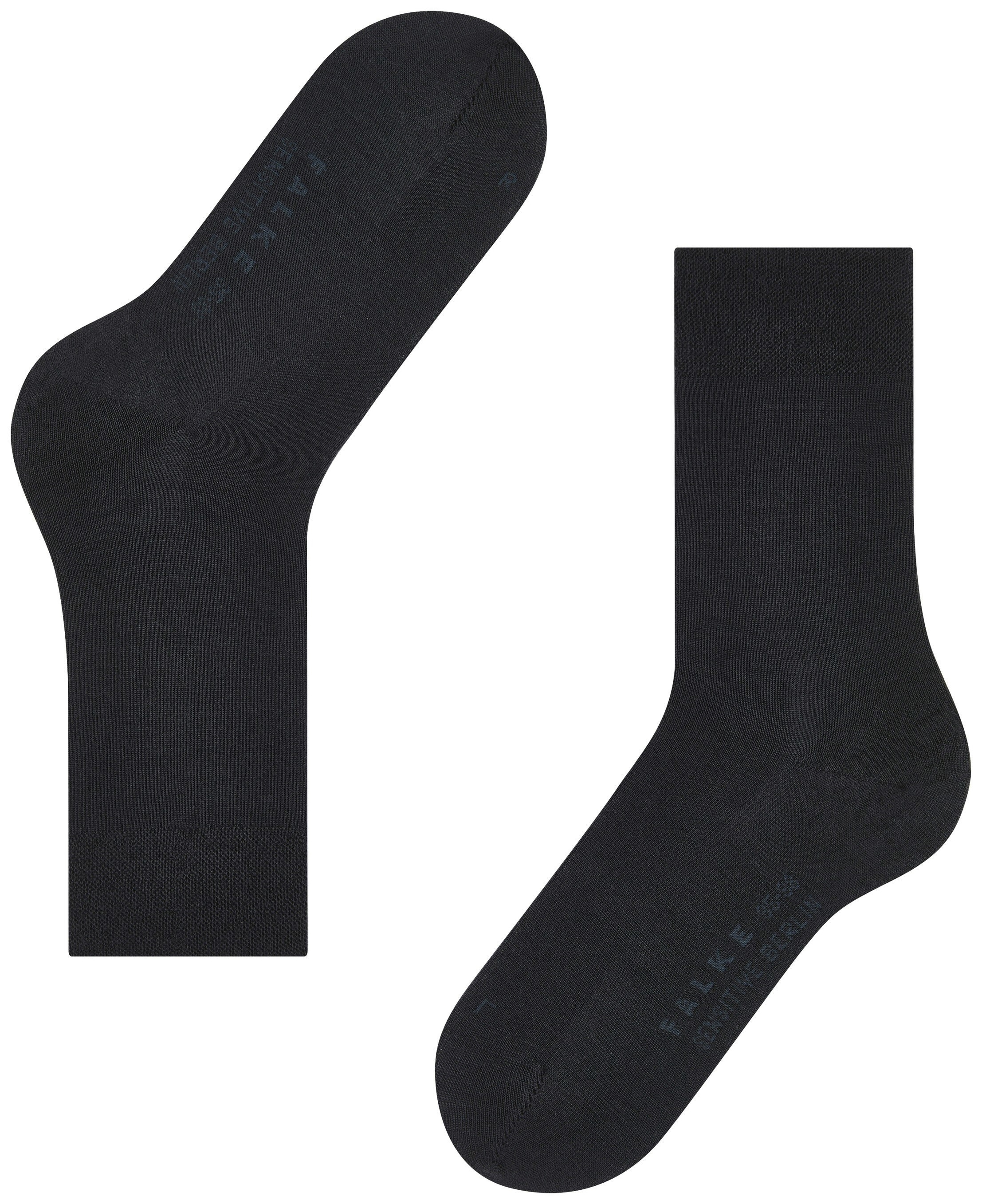 FALKE Dames Sensitive Berlin Sokken Dark Navy