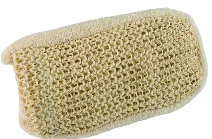 Dubbelzijdige Scrubhandschoen Sisal & Katoen 1 Stuk