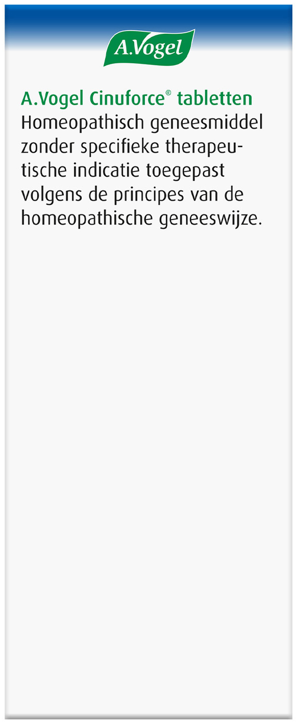 A.Vogel Cinuforce tabletten 80 Stuks