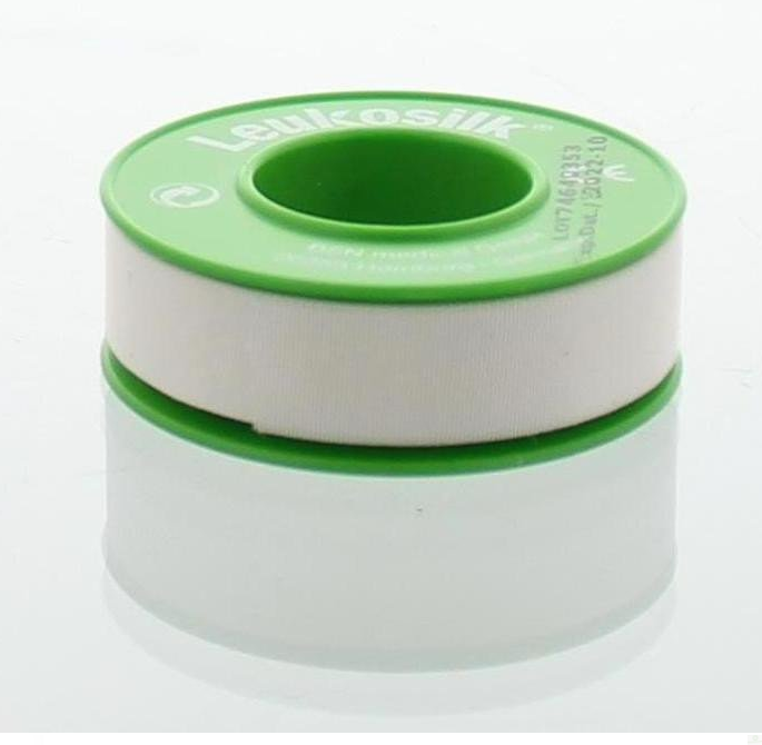 Leukosilk 9.2m x 1.25cm  1 stuk