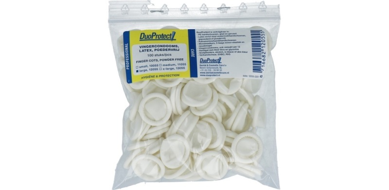 Vingercondoom L 100 Stuks