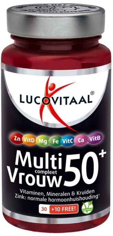 Multi Compleet Vrouw 50+ 40 tabletten