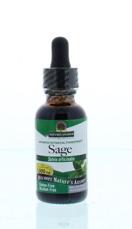 Salie/Salvia Extract Alcoholvrij 30 ML