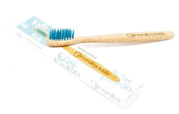 Tandenborstel Kids Bamboe Blauw 1st