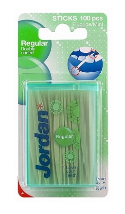 Dental Stick Double Ended Regular 100 stuks