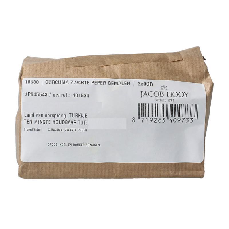 Jacob Hooy Curcuma zwarte peper gemalen 250g