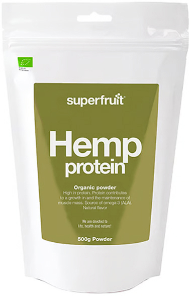 Superfruit Hennep Proteïne Poeder Biologisch 500 gram