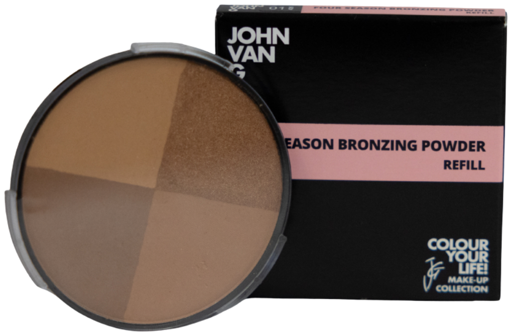 John van G Four Season Bronzing Powder Refill 1 stuk
