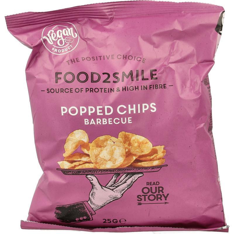 Popped chips barbeque 25G