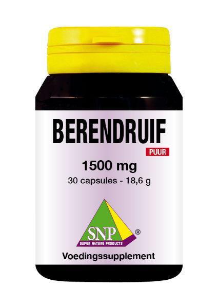 Berendruif 1500 mg puur 30 capsules