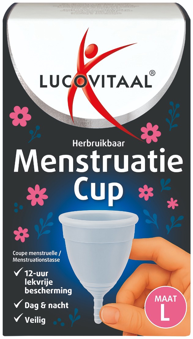 Lucovitaal Menstruatie Cup Maat B 1 stuk