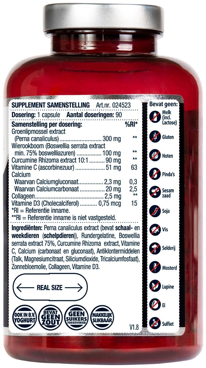 Lucovitaal Groenlipmossel Complex 90 capsules