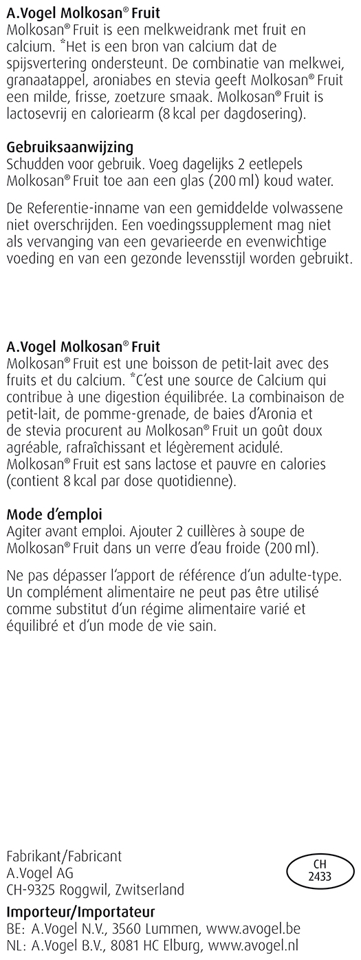 A.Vogel Molkosan fruit drank 500ml