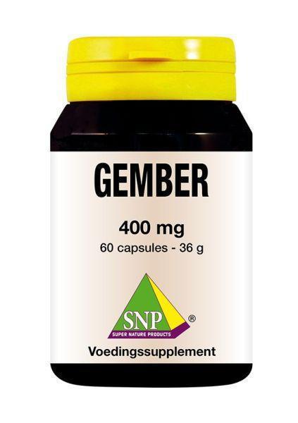 Gember 400 mg 60 capsules