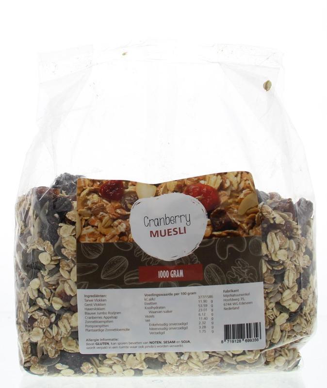 Cranberry muesli 1000 gram