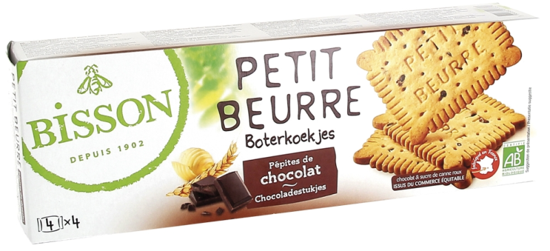 Biscuitjes Met Stukjes Chocolade Bio 150gr