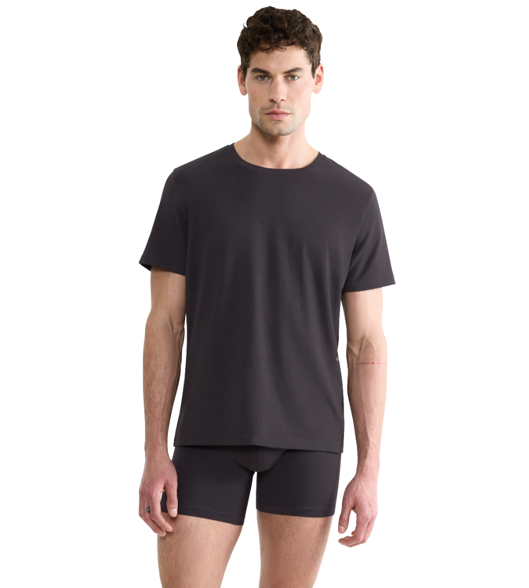 Sloggi MEN SLG Base Heren T-shirt Charcoal