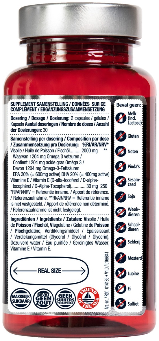 Lucovitaal Super Visolie Omega 3 60 capsules