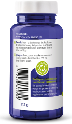 Vitakruid Osta k2 & d3 algae 90 tabletten