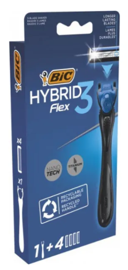 Flex 3 hybrid shaver leaf bl 4 4 Stuks