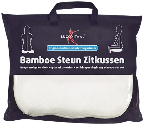 Lucovitaal Bamboe Steun Zitkussen 1 stuk