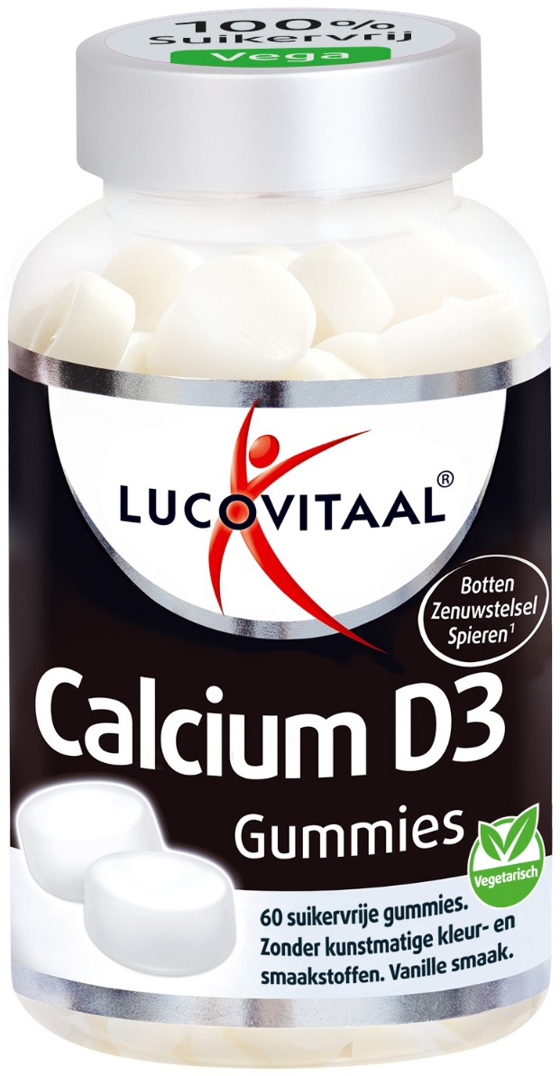 Lucovitaal Calcium D3 Gummies 60 tabletten