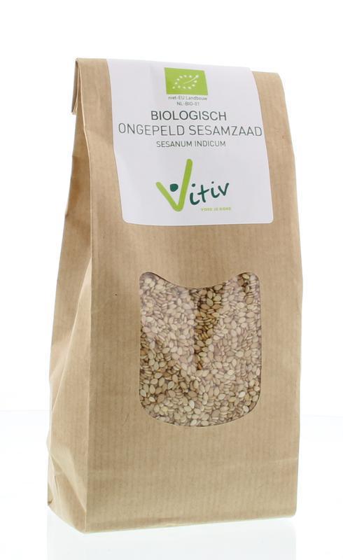 Vitiv Sesamzaad Ongepeld 250g