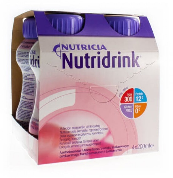 Complete aardbei 4p 125ml