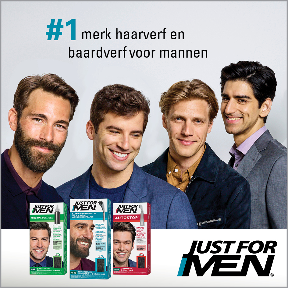 Just For Men Snor & Baard Middenbruin M35 1 Set