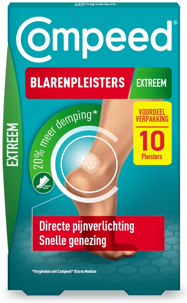 Compeed Blarenpleister Extreem Medium 10 stuks