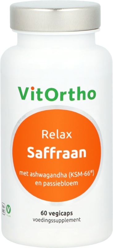 VitOrtho Saffraan relax 60 Capsules