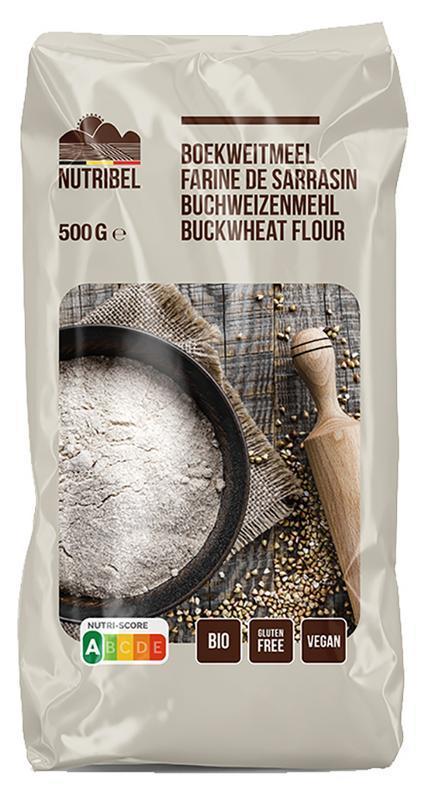 Nutribel Boekweitmeel glutenvrij bio 500g