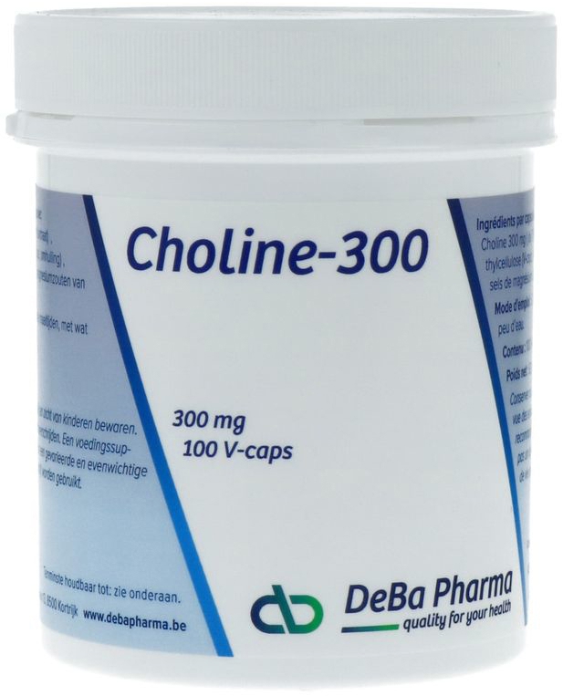 Deba Pharma Choline-300 100 vegan capsules