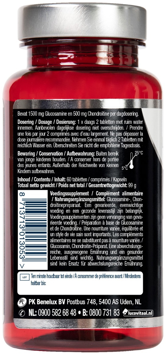 Lucovitaal Glucosamine Chondroitine 60 tabletten