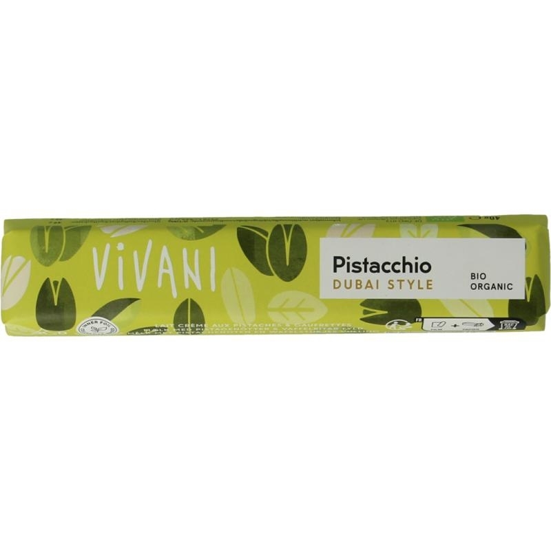 Chocolate to go pistacchio Dubai style bio 40g